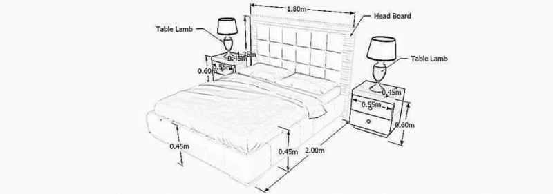 Kích thước giường ngủ kinh size là bao nhiêu?